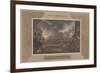 Capture and Burning of the City of Washington, 1815-null-Framed Giclee Print