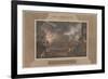 Capture and Burning of the City of Washington, 1815-null-Framed Giclee Print