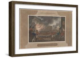 Capture and Burning of the City of Washington, 1815-null-Framed Giclee Print
