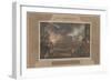 Capture and Burning of the City of Washington, 1815-null-Framed Giclee Print