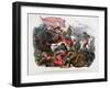 Capture of a Moorish Standard by the English Horse, at Tangier, 1664-null-Framed Giclee Print