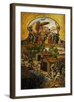 Capture of Aztec Emperor Montezuma II-null-Framed Giclee Print