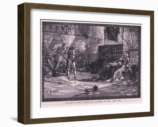 Capture of Bruce's Wife and Daughter at Tain Ad 1306-Charles Ricketts-Framed Giclee Print