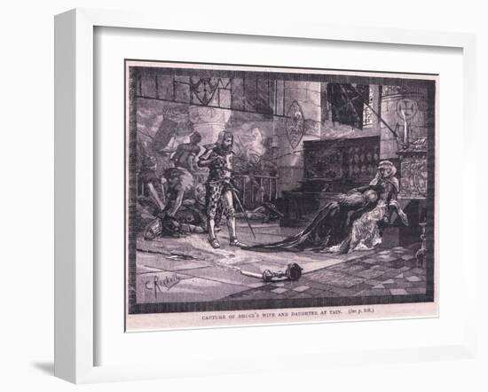 Capture of Bruce's Wife and Daughter at Tain Ad 1306-Charles Ricketts-Framed Giclee Print