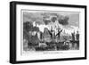 Capture of Fort Frontenac, 1758-null-Framed Giclee Print