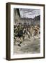 Capture of Fort Ticonderoga by Ethan Allen and the Green Mountain Boys, c.1775-null-Framed Giclee Print