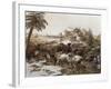 Capture of Island of Grenada by Admiral Charles Hector D'Estaing-null-Framed Giclee Print