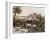 Capture of Island of Grenada by Admiral Charles Hector D'Estaing-null-Framed Giclee Print