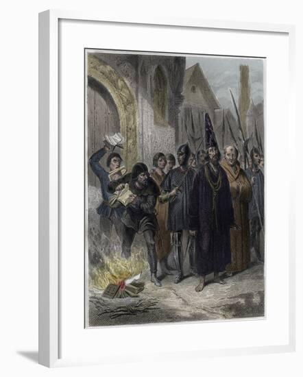 Capture of Jan Hus-Stefano Bianchetti-Framed Giclee Print