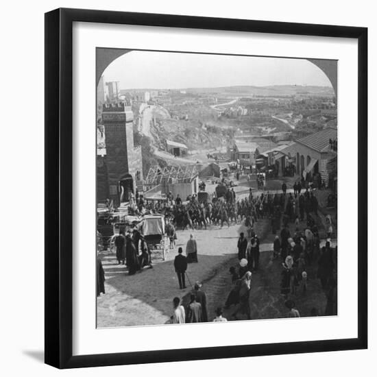 Capture of Jerusalem, Palestine, World War I, C1917-C1918-null-Framed Photographic Print