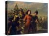 Capture of Joan of Arc, 1847-1852-Adolphe-Alexander Dillens-Stretched Canvas