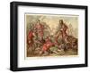 Capture of John II of France at the Battle of Poitiers, 1356-null-Framed Giclee Print