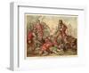 Capture of John II of France at the Battle of Poitiers, 1356-null-Framed Giclee Print