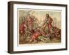 Capture of John II of France at the Battle of Poitiers, 1356-null-Framed Giclee Print