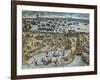 Capture of La Goulette and Tunis by Charles V, 1535-Franz Hogenberg-Framed Giclee Print