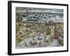 Capture of La Goulette and Tunis by Charles V, 1535-Franz Hogenberg-Framed Giclee Print