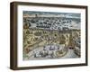 Capture of La Goulette and Tunis by Charles V, 1535-Franz Hogenberg-Framed Giclee Print