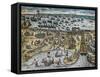 Capture of La Goulette and Tunis by Charles V, 1535-Franz Hogenberg-Framed Stretched Canvas