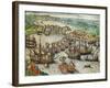 Capture of La Goulette and Tunis by Charles V, 1535-Franz Hogenberg-Framed Giclee Print