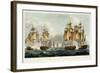 Capture of La Pomone, L'Engageante and La Babet, April 23rd 1794-Thomas Whitcombe-Framed Giclee Print