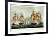 Capture of La Pomone, L'Engageante and La Babet, April 23rd 1794-Thomas Whitcombe-Framed Giclee Print