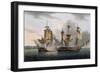 Capture of La Reunion, October 21st 1793, from 'The Naval Achievements of Great Britain'-Thomas Whitcombe-Framed Giclee Print