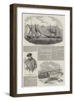 Capture of Magellan Pirates by HMS Virago-null-Framed Giclee Print