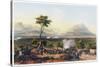 Capture of Monterey, from the War between the United States and Mexico, Pub. 1851 (Colour Lithograp-Carl Nebel-Stretched Canvas