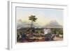 Capture of Monterey, from the War between the United States and Mexico, Pub. 1851 (Colour Lithograp-Carl Nebel-Framed Giclee Print