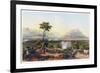 Capture of Monterey, from the War between the United States and Mexico, Pub. 1851 (Colour Lithograp-Carl Nebel-Framed Giclee Print