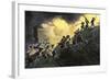 Capture of Paulus Hock, New Jersey, by Americans under Major Henry Lee, c.1779-null-Framed Giclee Print