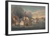 Capture of Porto Bello by Admiral Edward Vernon on 22 November 1739-Samuel Scott-Framed Giclee Print