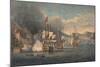 Capture of Porto Bello by Admiral Edward Vernon on 22 November 1739-Samuel Scott-Mounted Giclee Print