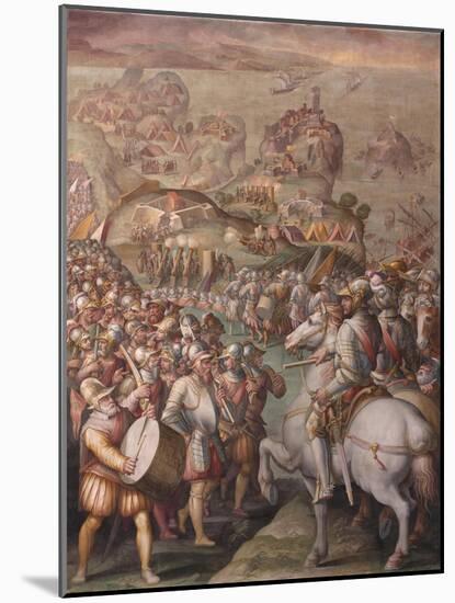 Capture of Porto Ercole, 1568-1570-Giorgio Vasari-Mounted Giclee Print