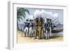 Capture of Seminole Chiefs in Florida during the Seminole Wars-null-Framed Giclee Print