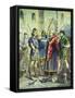 Capture of St Alphege, Archbishop of Canterbury, 1012 (Mid 19th Centur)-null-Framed Stretched Canvas