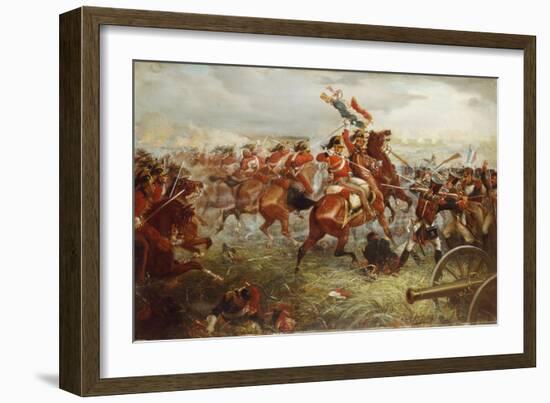 Capture of the Eagle, Waterloo, 1898-William Holmes Sullivan-Framed Giclee Print