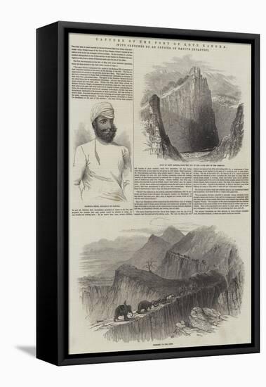 Capture of the Fort of Kote Kangra-null-Framed Stretched Canvas