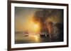 Capture of the Fort of Saint-Jean-D'Ulloa on 23rd November 1838, 1839-Baron Theodore Gudin-Framed Giclee Print