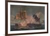 'Capture of the Forte', c1800-Thomas Whitcombe-Framed Giclee Print