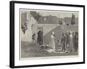 Capture of the Kasbah of Arbaa by Berber Troops in Morocco-Gabriel Nicolet-Framed Giclee Print