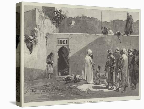 Capture of the Kasbah of Arbaa by Berber Troops in Morocco-Gabriel Nicolet-Stretched Canvas