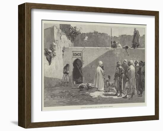 Capture of the Kasbah of Arbaa by Berber Troops in Morocco-Gabriel Nicolet-Framed Giclee Print