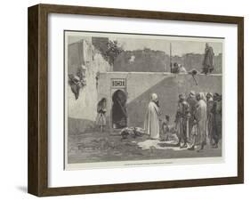 Capture of the Kasbah of Arbaa by Berber Troops in Morocco-Gabriel Nicolet-Framed Giclee Print