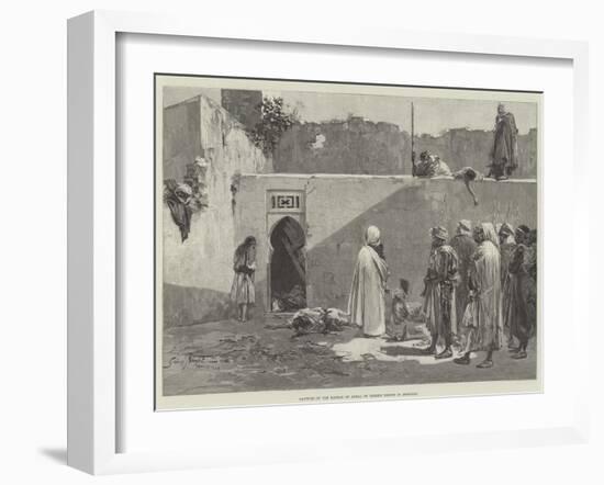 Capture of the Kasbah of Arbaa by Berber Troops in Morocco-Gabriel Nicolet-Framed Giclee Print