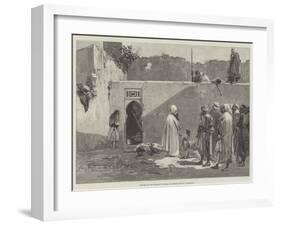 Capture of the Kasbah of Arbaa by Berber Troops in Morocco-Gabriel Nicolet-Framed Giclee Print