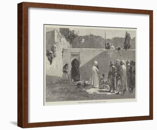 Capture of the Kasbah of Arbaa by Berber Troops in Morocco-Gabriel Nicolet-Framed Giclee Print