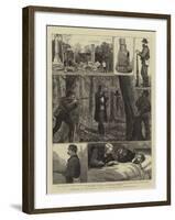 Capture of the Kelly Gang of Australian Bushrangers-Joseph Nash-Framed Giclee Print