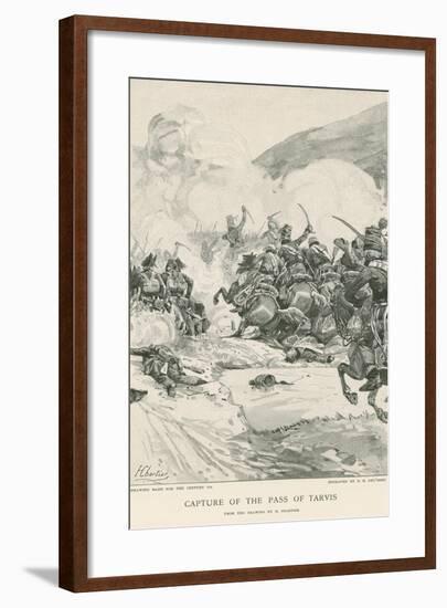 Capture of the Pass of Tarvis-null-Framed Giclee Print
