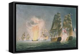 Capture of the Rivoli, 1812, the Naval Achievements of Great Britain Ralfe, c.1820-Captain John William Andrew-Framed Stretched Canvas